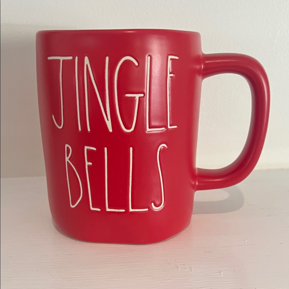 Rae Dunn ‘Jingle Bells’ Red Holiday Mug